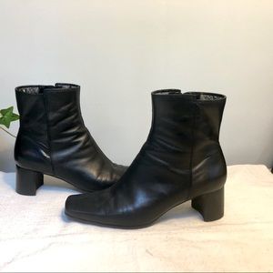 Nine West Square Toe Ankle Boot/ Booties